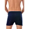 Sous-pants 6 pièces Passion Cotton Button Man Underwears Boxer Different Color Black Grey Blue Pack de