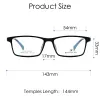 Rahmen Yimaruili Neue ultraleichte Mode Hochqualität TR90 Brillen Frauen Retro Square optische Verschreibung Brille Rahmen Männer VB8004