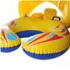 Baby Swimming Float Ring Inflatable Infant Floating Kids Swim Pool Accessories Circle Bathing Inflatable Double Raft Rings Toy 240422