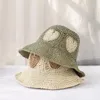 Berets 2024 Женские соломенные шляпы вязание крючко