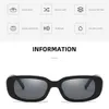 Sonnenbrille Neue Retro Ovale Sonnenbrille für Frauen Luxusmarke kleine rechteckige Rahmen Sonnenbrille mit neutralem Ton UV400 -Brille Oculos de Sol J240423