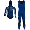 Women's Swimwear Oulylan Spearfishing Wetsuit Long Sleeve Hooded 2 Pieces Of 5MM Neoprene Submersible Suit Men Keep Warm Waterproof Diving