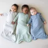 Zestawy Baby Sleep Sack Bambus Fibre Fibre Muver śpiwór śpiwór Nowonarodzony unisex do noszenia snu kocowa pościel dla niemowląt