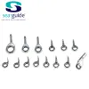 Accessoires Seaguide 15pcs Bream Pissing Guide Guide Set 2.9g LS Anneau en acier inoxydable Composant de construction Polte à bricolage Accessoire