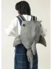 Bags Funny Whale Shark Shape Backpack Durable Large Capacity Travel Bag Women Men Cute Outdoor Cartoon Knapsack Student Schoolbag