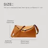 Hobo Mediow England Style Hobos Väskor för kvinnor Luxur Designer Handväska och handväska 2024 i Pu Lychee Texture Lock Underarm Shoulder