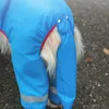 Vêtements pour chiens gros vêtements en manteau doré grandes pluviers moyens de pluie à sauts imperméables.