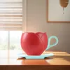コーヒーポットの素敵なドリンクカップソーサーセラミックチューリップ型ティーカップクリエイティブビンテージティーマグ