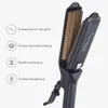 Cerâmica para penteado fofo Curling Currugation Plate Crimper Irons Irons Anti estático Crimping Ferro