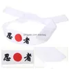 Baking Pastry Tools 1 stks Japanse hoofdband Haarband Sushi Chef Kostuum Hoofdkleding keuken kooksporten cosplay drop levering home dhg0c