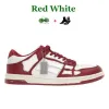 Diseñador zapatos casuales zapatillas bajas de zapatillas bajas esqueletos hombres hombres negros cuero blanco encaje de lujo zapatilla de zapatillas de deporte original zapatos de cuero genuino