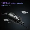 소모품 야망 무선 문신 배터리 그립 파워 1600mAh RCA 인터페이스 휴대용 34mm 로터리 카트리지 문신 머신