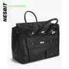 Designer 40 50 Taschen Echtes Leder Reisen Großes Nesbit Litchi-Muster extra großer Platinbeutel Trendy Handheld Bag Geschäftsreisebeutel Lighthave Logo WN-VFX8