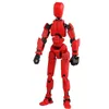 Action Figure 3D Printed Multi-Jointed Movable Lucky Puppet Figures Multi-Articular Action Figures,Desktop Decorations Transformation toys