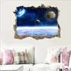 Wall Stickers 3D Starry Sky Sticker Home Decoration Cartoon Kids Teen Living Room Bedroom Period Print Decal Mural Art Poster Gift