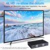 Hubs KVM HDMI Switch USB Switch Hub 4K HDMI Switcher Box 2 i 1 Switcher för bärbar dator HDTV -stöd för Windows för Linux för Chrome OS