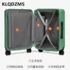荷物klqdzms 20 "24"インチ新しい男子ユニバーサルホイールトロリースーツケース女性用手荷物防水搭乗パスワードケース