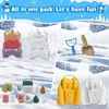 2024 Beach Sand Toys Set Creative Childrens Pyramid Castle Sand Mold Fun Outdoor Games Beach Accessories for Boys Girls 240418