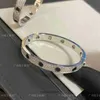 High End Jewelry Bangles for Carter Womens CNC Precision Black Paznokcie bransoletka dla mężczyzn Full Sky Star Three Rows Diamentowa bransoletka z czarną ceramiczną pełną parą diamentową