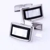 Links KFLK Jewelry shirt cufflinks for mens Brand Shell Black Cuff link Wholesale Buttons Wedding Male Gift High Quality guests