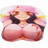 Mauspads Handgelenk ruht Jibril Anime 3d Oppai Maus Pad Handgelenk Rest Y240423