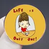 Girls Japanse kunstglazuur Pin Childhood Game Filmfilm Quotes Broche Badge Leuke anime films Games Hard Emaille Pins