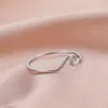 Bands CoolTime einfache Sea Wellenpaar Ringe 2024 Trend Ozean Surf Edelstahl gepaarte Ringe für Frauen Männer Hochzeits Geburtstag Schmuck