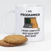 Mugs Engineer Programermer Cups Отладка отладки чайная кофевальная кофевальная кофевальная программа Geek Nerd Dired Coder Unicode