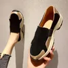 Casual Shoes Chic And Elegant Woman Comfortable Women's Sneaker Autumn Winter Black Luxury Designer Sneakers Loafers Heels Q322