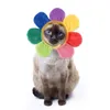 Cat Costumes Pets Multi Scene Applications Skin Friendly And Delicate Short Plush Opp Bag Clothing Accessories Flower Headwear Sunflower