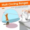 Kontrollteaser Cat Laser Toy Interactive Kitten Automatisk Toy Smart Game Aktivt för Cats Electric Fun Intelligent USB -laddning inomhus