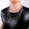 Cadeias de ouro moda moda aço inoxidável hip hop jóias corda de corda mass perdem colar de 10 mm de espessura de 76 cm de comprimento Twisted Chain 24k Gold Gold Hip Hop Colar pesado para