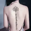 Tattoos Waterproof Temporary Tattoo Sticker Sexy English Alphabet Design Body Art Fake Tattoo Flash Tattoo Back Female