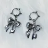 Oorbellen y2k bowknot stud oorbellen Koreaanse mode schattige hoepel oorbellen voor vrouwen kawaii sieraden charmes punk oorbellen accessoires goth