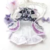 Dogs Clothes Spring/Summer Thin Cat Princess Dress Purple Kawaii Lolita Small Dog Teddy Pet 240415