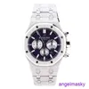 AP Wrist Watch 26331BC Purple Cadran avec cadran en or mat 41 mm et montée en médaille en or blanc 18 carats