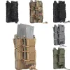 HOLSTERS TACTICAL MOLLE DOUBLE MAGAZINE SCHETH RIFLE PISTOL MAG SCHECHS 2ELER HODDER 9MM / 5.56 BELLE FAST ATTAGE Magazine Carrier