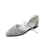 Scarpe casual 2024 DONNE DONNE LUSSO RINSONE BALLET INCONTRO IL SULLA INCONTRO SULLA DONNA FATTURA Crystal D'Orsay No.