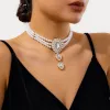 Collane Ailodo multistrato imitazione collana di perle per donne lussuosa collana di chryl colace festa festa di moda per matrimoni regalo girlry girlli