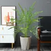 Decorative Flowers 85cm Artificial Tropical Palm Tree Large Plant Leaves Fake Branch Plastic For Home Garden Office Decoration