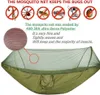 Camp Meubles Camping Hamac avec Mosquito Net Pop-Up Light Portable PARACHOE HAMMOCS SOGLAGE SORME HAMMOC Camping Stuff Y240423