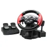 Wheels Racing Game Simulator Vibration PC Steering Wheel Pedal for PS3/PS2 Dual Vibration 200° Universal USB Racing Steering Wheel