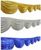 Bruiloft achtergrond swag ijs zijden drape swag decoratie voor evenement feest bruiloft achtergrond gordijn podium achtergrond bruiloft decoratie5061762