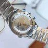 2024 upgraded luxury mens business leisure wristwatch stainless steel case rubber strap mens quartz wristwatch