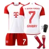 Soccer Men's 2324 Bayern München 25 Muller Jersey 3 Jin Wenzai 10 Sane Kit