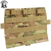 Taschen Taktische QD Front Molle Pouch Panel Abnehmbare Klappe JPC AVs Weste System Komponente Jagd Airsoft Paintball Accessoires Nylon