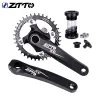 Części Ztto Mountain Bike IXF Crankset Single DIC 104BCD 32T 34T 36T MTB Rower Crank 170 mm BB Dno Bracket Set Crankset