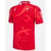 Men Jersey 2022 Wales Home/Away English NRL Olive Short Sleeve T-Shirt Training Shorts Rugby