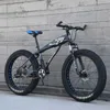 Cyklar Fat Däck Dual Disc Brake 26 Inch Affordable Vuxen Bicycle Snow Beach Bicycle // Y240423