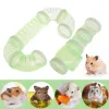 Tunnel 8pcs Multifunktion Hamster Tunnel DIY SET REDROFIT EXTERNAL PIPE TEILE Kleine Hausteile Sportpipeline Training Tunnel Teile spielen